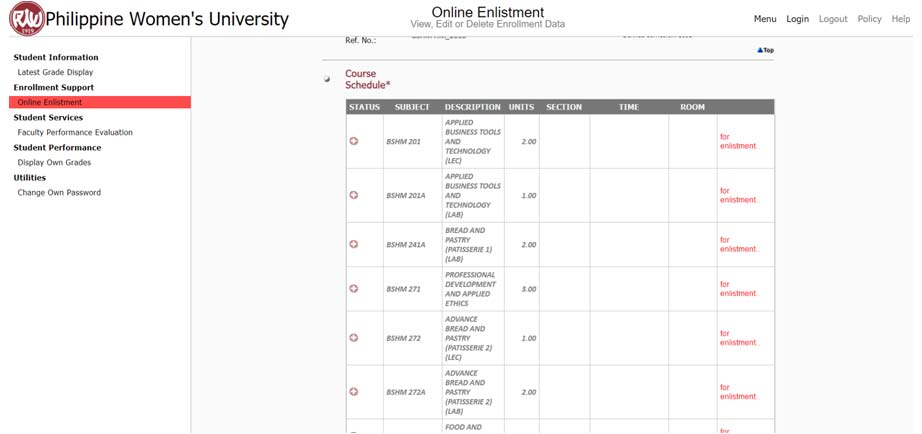PWU ERP Student Portal Guide - image 2