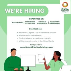 Fruitas Holdings, Inc. job opening for May 2023