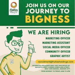 Fruitas Holdings, Inc. job opening for May 2023