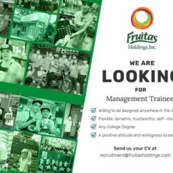 Fruitas Holdings, Inc. job opening for May 2023